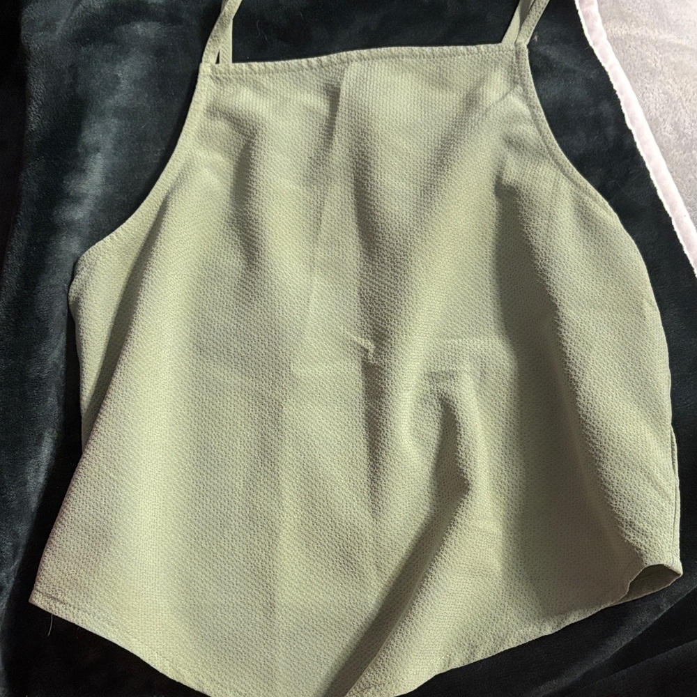 H&M Olive Green Textured Top